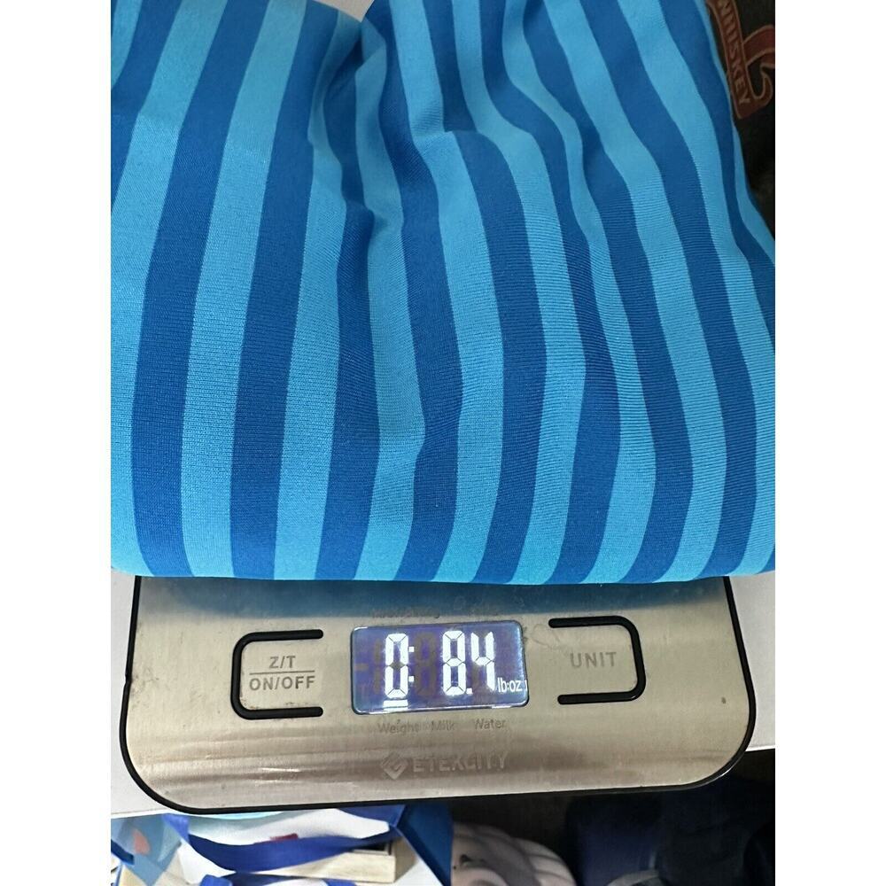 Nike men’s XL Golf Polo Tshirt Dri Fit Blue Stripped preppy - Picture 6 of 6